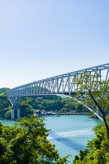 Fototapeta na wymiar 【熊本県】天草五橋と天草パールライン