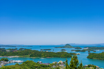 【熊本県】上天草 高舞登山からの天草諸島の景観