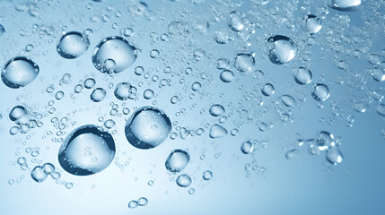 water surface with fizzy bubbles, water bubbles background