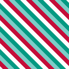 Seamless Christmas Stripe Pattern. Ideal for Christmas gift wrapping paper.
