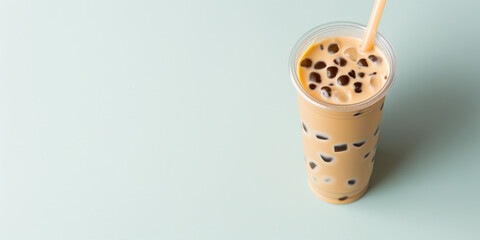 boba on a soft surface