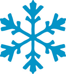 Snowflake vector illustration. Christmas snow flake symbol design elements