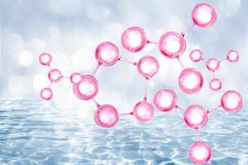pink molecule