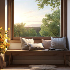 Window Seat Design. Minimalistic Designs