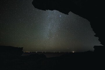 鬼ヶ城の星空