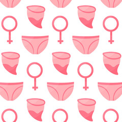 feminine hygiene panties bowl blood pattern textil - obrazy, fototapety, plakaty