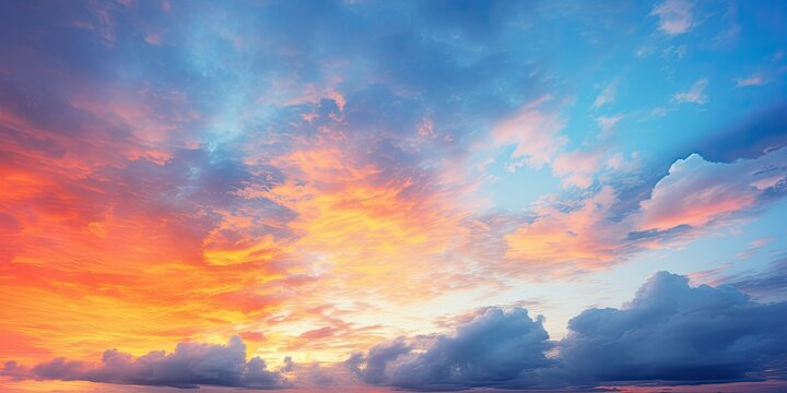 It's like nature showcasing its breathtaking beauty. The sky is a canvas of vibrant hues, creating a captivating and abstract background. © Photography Magic