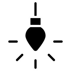 light bulb party decoration