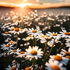 daisies in the sun