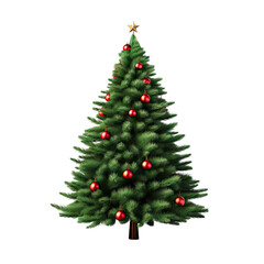 Festive Christmas Tree Branch with Ornaments - 693276352