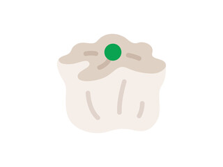 焼売のアイコンのイラスト