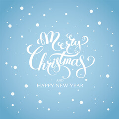 Christmas vector illustration. Christmas greeting card design