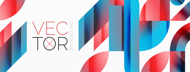 Assorted geometric shapes unite in a minimalistic abstract backdrop, offering a versatile canvas for contemporary design for digital designs, presentations, website banners, social media posts