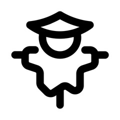 Scarecrow Line UI Icon
