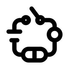 Electrical Circuit Line UI Icon