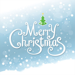 Christmas vector illustration. Christmas greeting card design