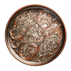 Decorative Tray, transparent background, isolated image, generative AI