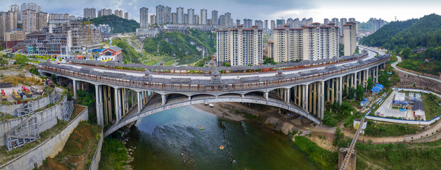 Kaili Qingshui Wind and Rain Bridge in Qiandongnan, Guizhou