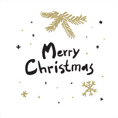 Merry Christmas. Christmas greeting card