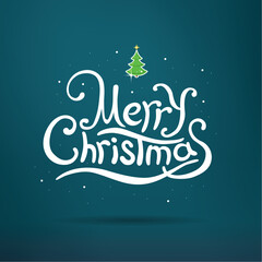 Merry Christmas. Christmas greeting card