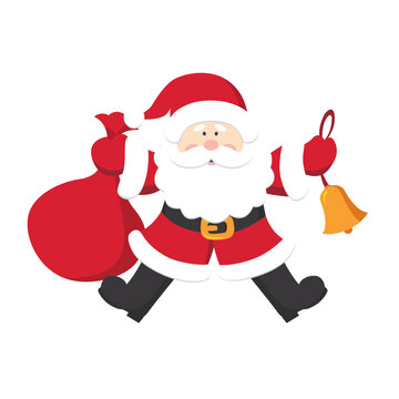 Illustration of Santa Claus vector design