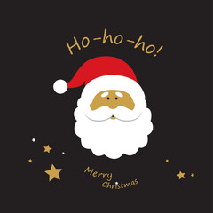 Illustration of Santa Claus vector design