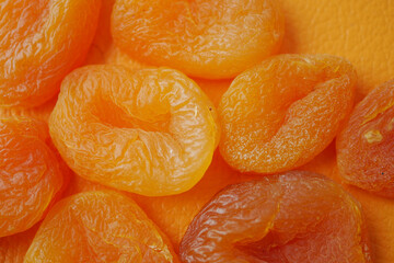 closeup of Apricot fruit on table 