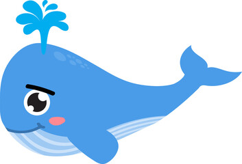 cute whale cartoon