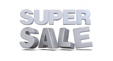 Super Sale 3d Text