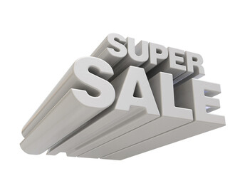 Super Sale 3d Text