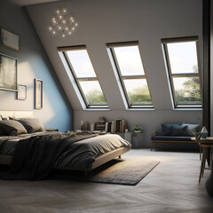 Window Design for Bedrooms. Minimalistic and Aesthetic Interior Design