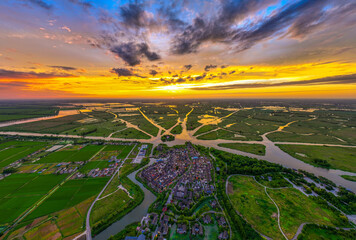 Jiulongkou Wetland Park, Yancheng City, Jiangsu Province