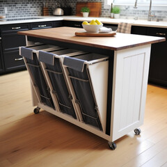 Kitchen Island. Minimalistic and Aesthetic Interior Designs