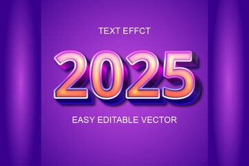 text effect font  3dtext editable vector 2025
