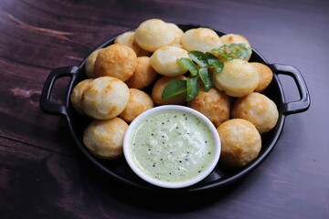 Paniyaram are savory balls made using fermented rice and urad dal batter along with tempered onion...