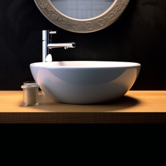 Bathroom Sink. Minimalistic and Aesthetic Interior Designs
