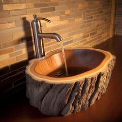 Bathroom Sink. Minimalistic and Aesthetic Interior Designs