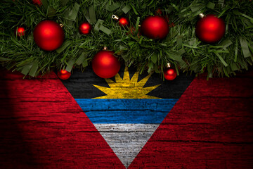 Christmas greeting from Antiqua and Barbuda. Christmas in Antiqua and Barbuda.