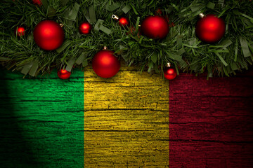 Christmas greeting from mali. Christmas in mali.
