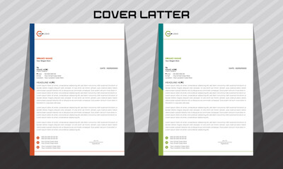 corporate modern business and letterhead template