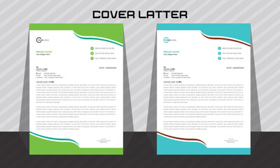 corporate modern business and letterhead template