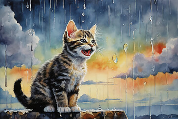 cat nyang 고양이 냥 Generative AI