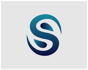 S letter logo design with creative modern monogram logo. Initial letter S logo. S letter alphabet logo design in vector format.