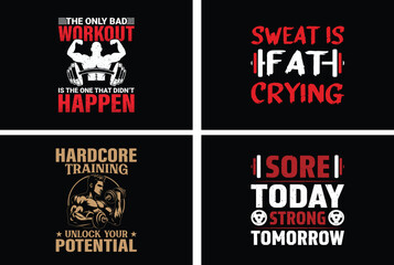 Gym t-shirt design bundle fitness t-shirt