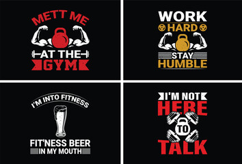 Gym t-shirt design bundle fitness t-shirt