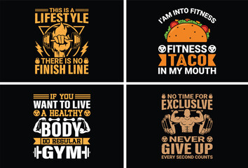 Gym t-shirt design bundle fitness t-shirt