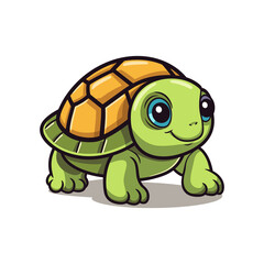 Obraz premium Cute turtle hand drawn for t shirt