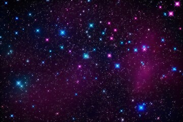 Cosmic space background with stars and nebula,