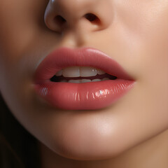 close up of a lips
