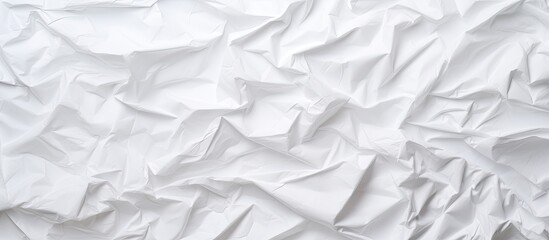 Rumpled white paper texture